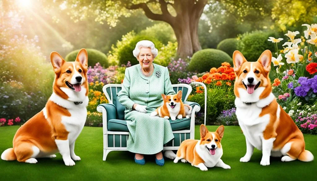 queen elizabeth corgis