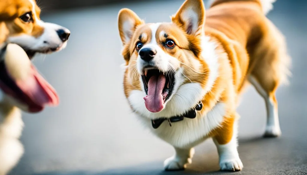 sudden aggression in corgis