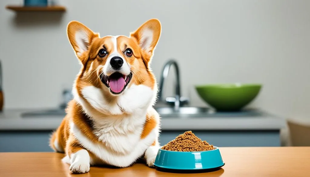 transitioning to a weight-loss food for corgis
