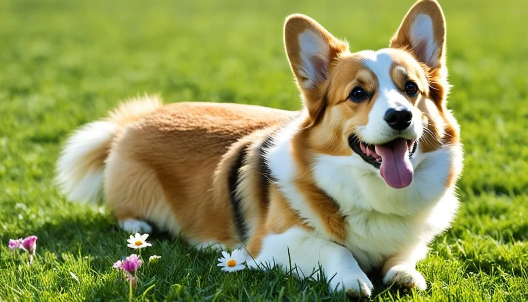 what is it called when a corgi lays down