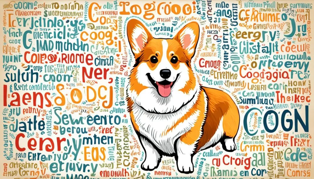 what rhymes with corgi