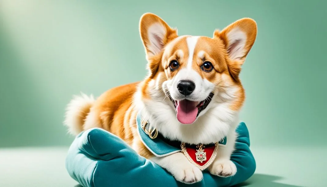 what was the name of the queen's first pet corgi?