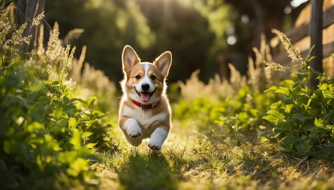 when do corgi puppies calm down