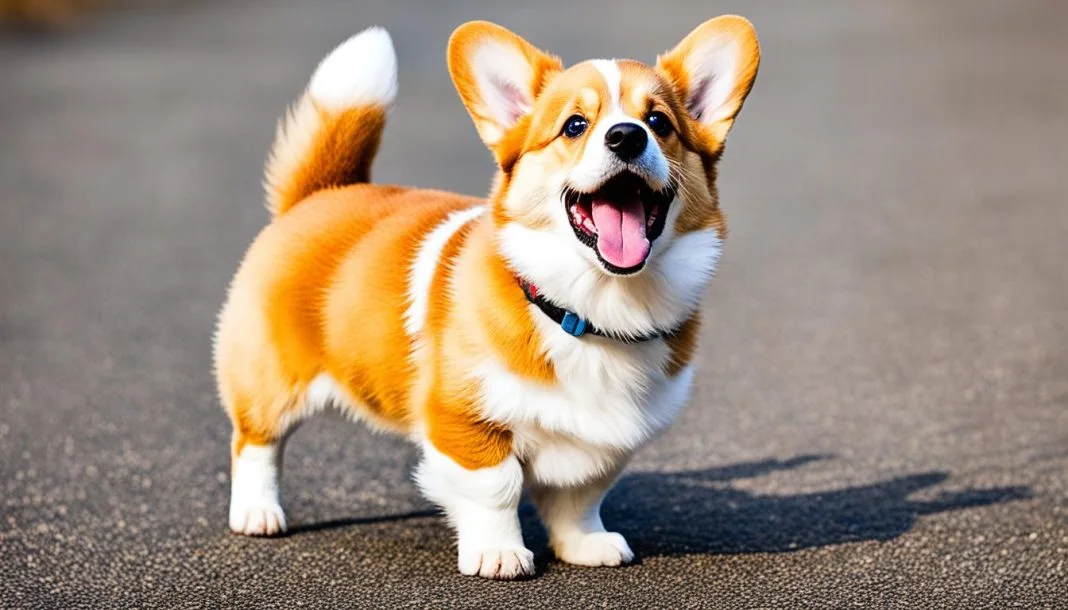 when do corgi puppies open their eyes