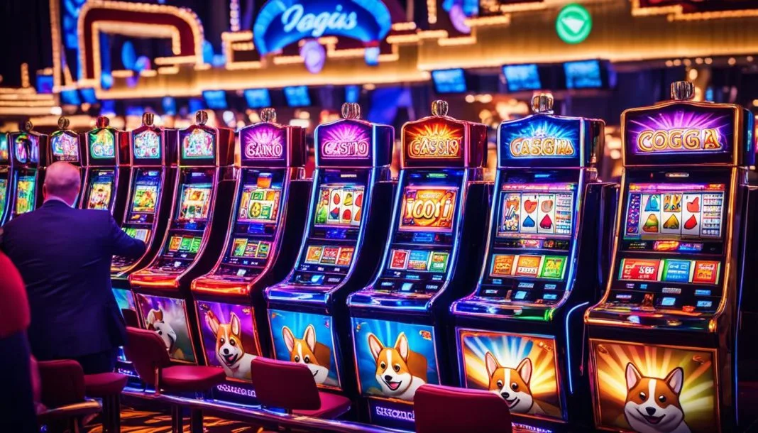where can i find a corgi cash slot machine in vegas