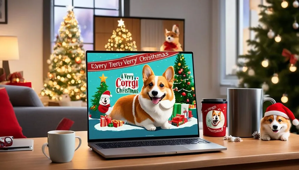 where can i find a very corgi christmas movie