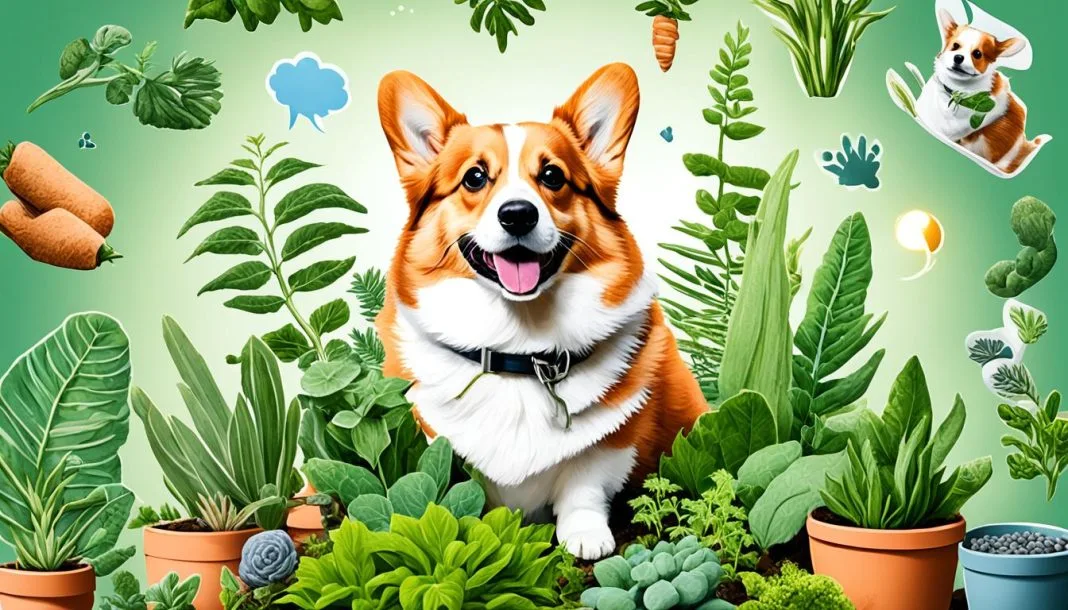 why does my corgi eat grass