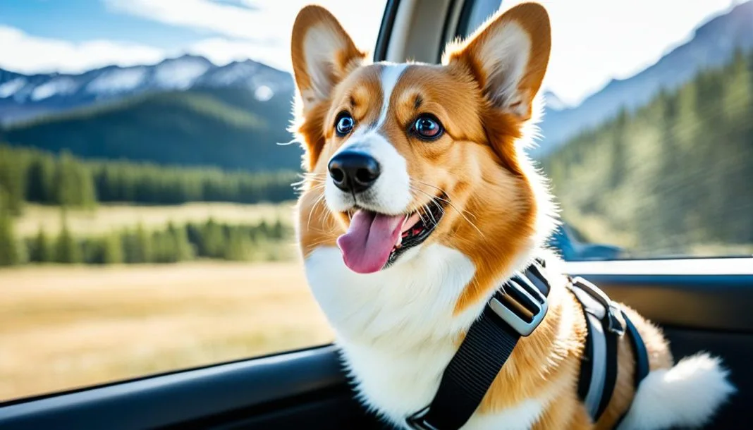 why does my corgi whine in the car