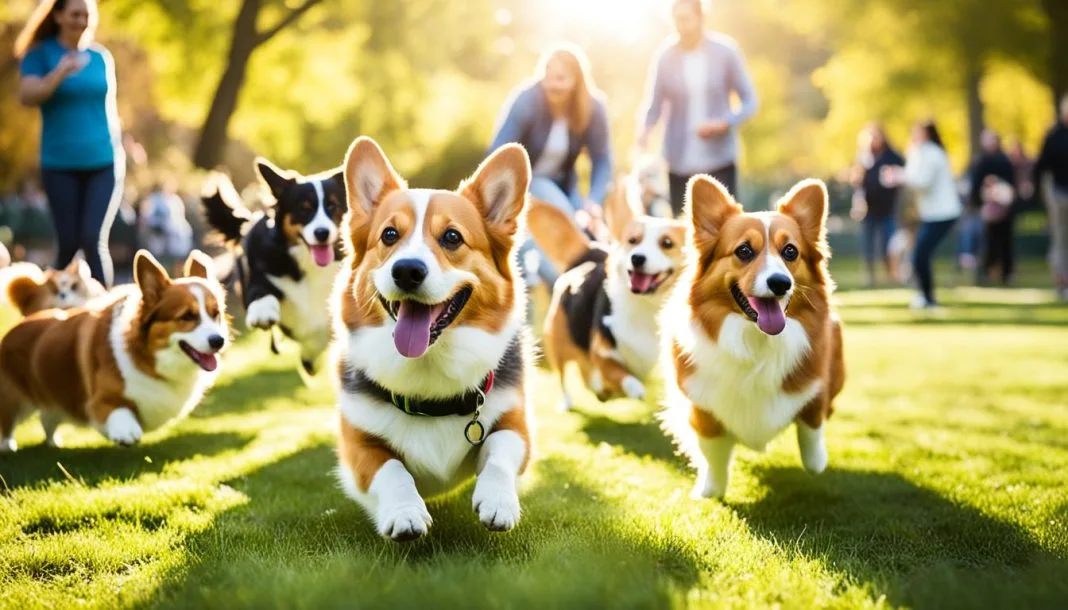 5 Tips for Socializing Your Corgi With Dogs