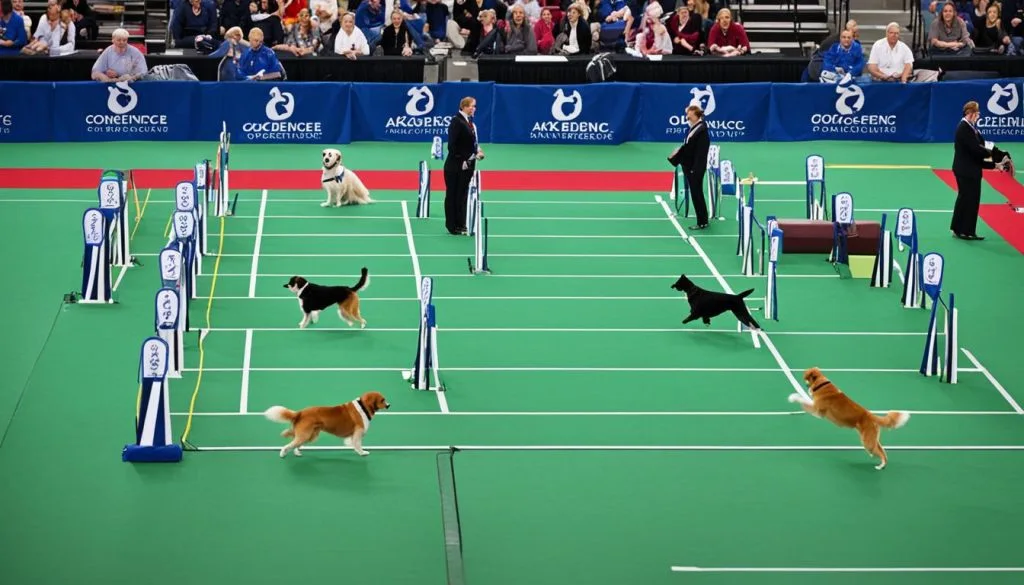 AKC obedience competitions