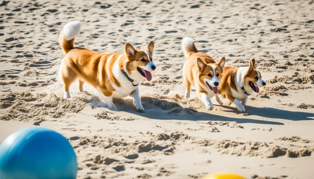 Activities at Corgi Beach Day