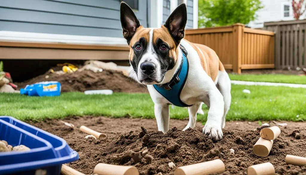 Addressing anxiety-related digging