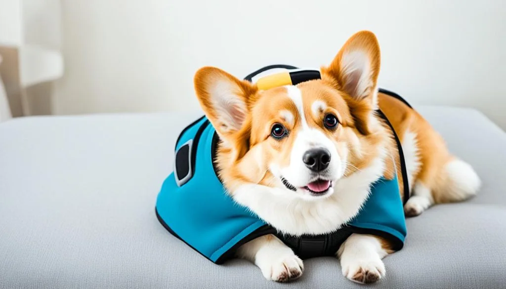 Anxiety wraps for corgi separation anxiety