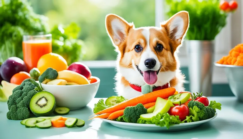 Balanced nutrition for Corgis