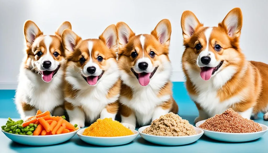 Best feeding practices for Corgi pups