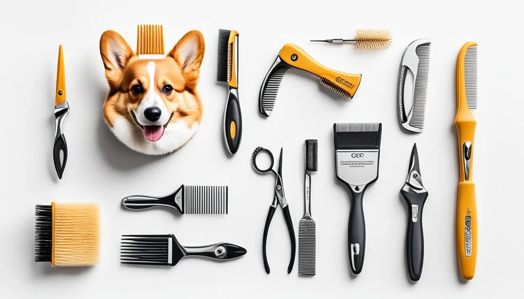 Brushing tools for Corgis