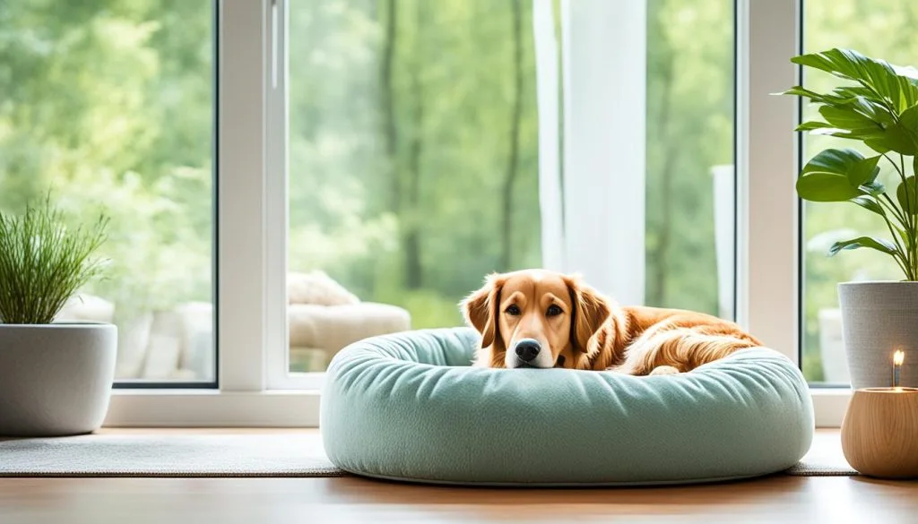 Calming environment for dogs