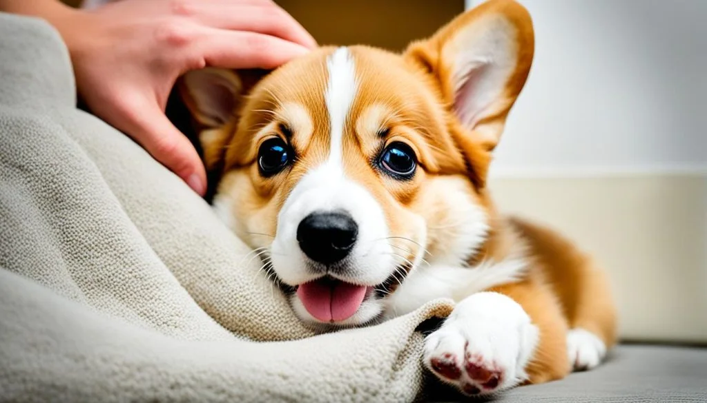 Calming fearful puppies