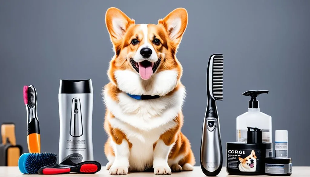 Corgi Grooming Training