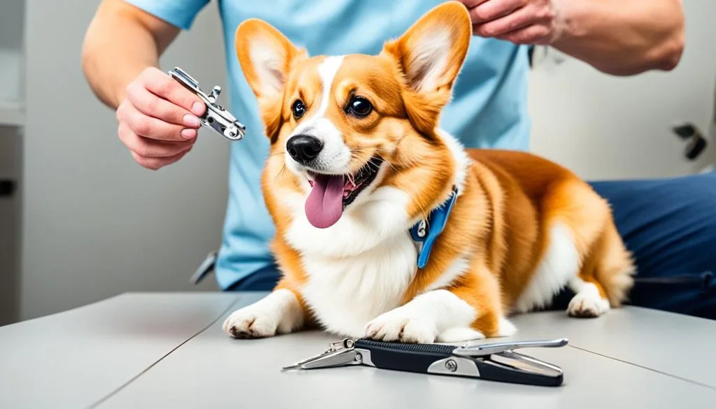 Corgi Nail Trimming