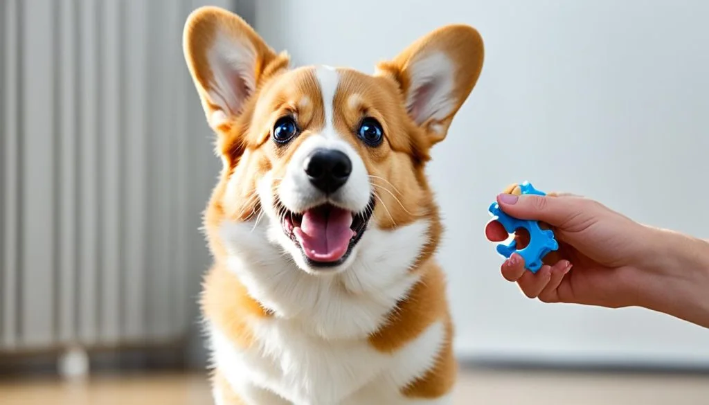 Corgi Puppy Biting
