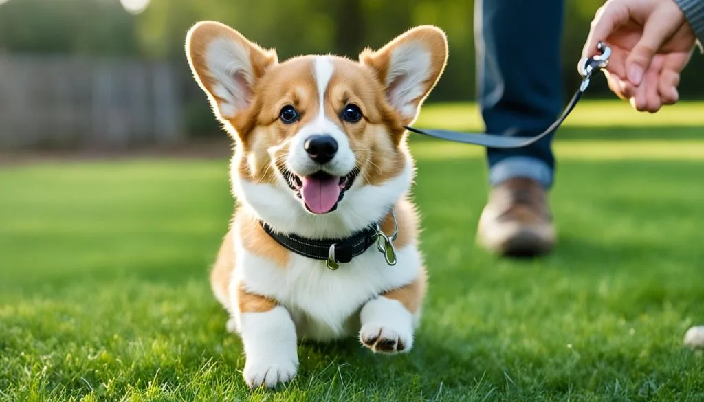 Corgi Puppy obedience training