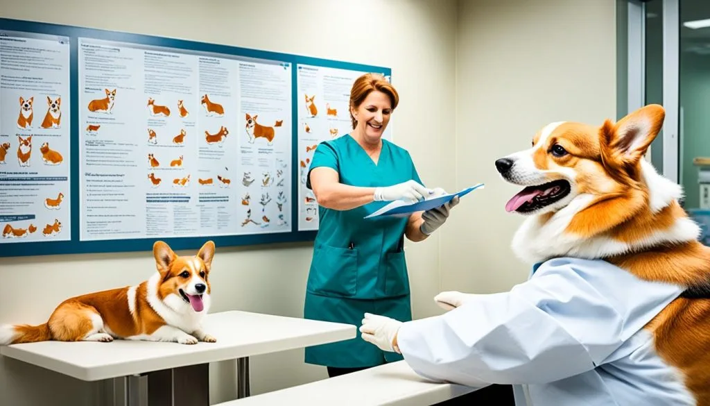 Corgi Veterinary Consultation