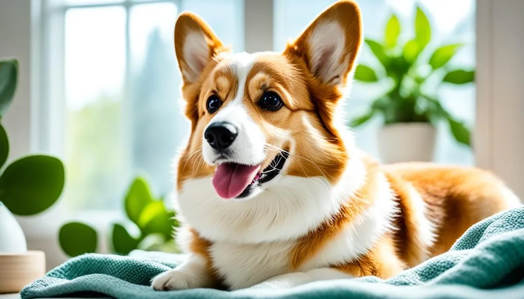 Corgi anxiety relief