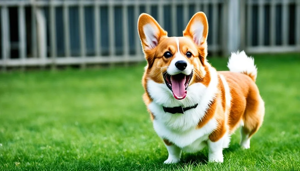 Corgi barking and nipping
