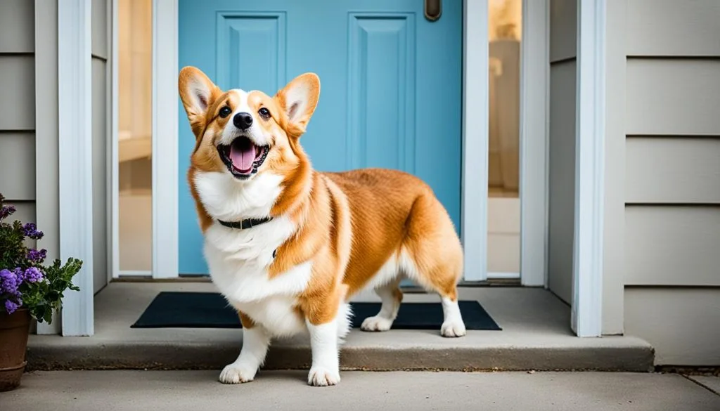 Corgi barking behavior