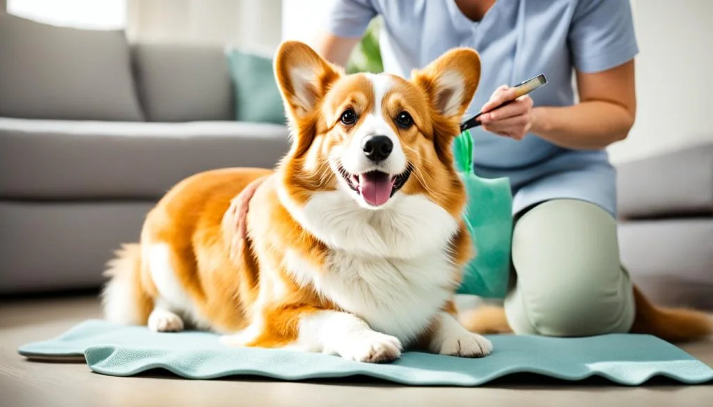 Corgi coat care