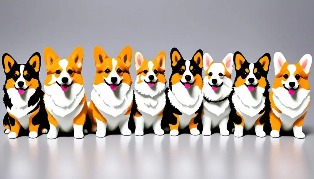 Corgi color variations