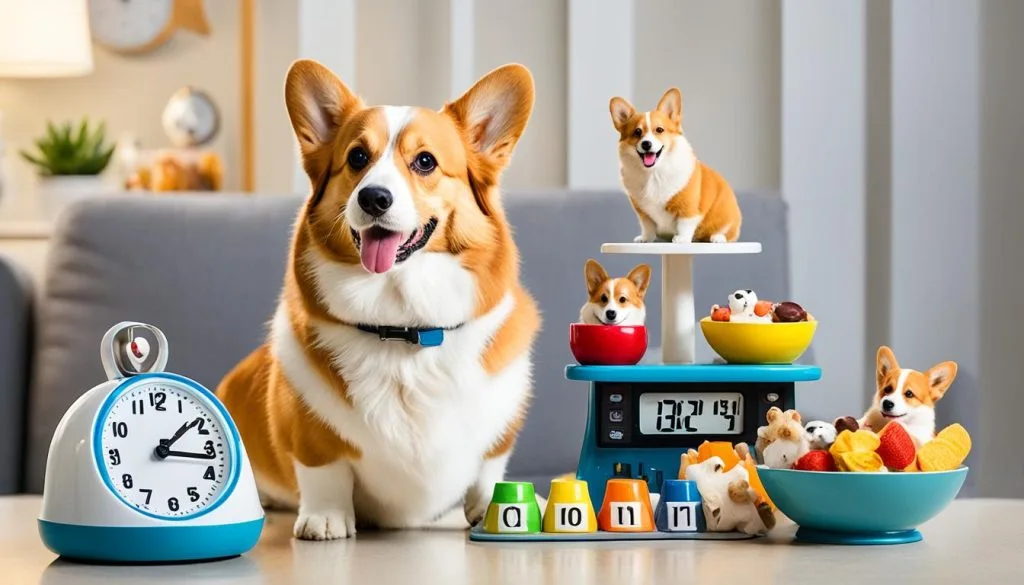 Corgi feeding schedule