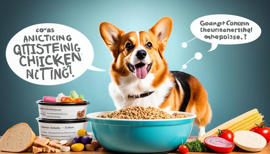 Corgi food allergies