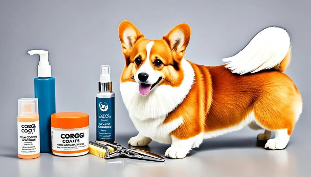 Corgi grooming supplies