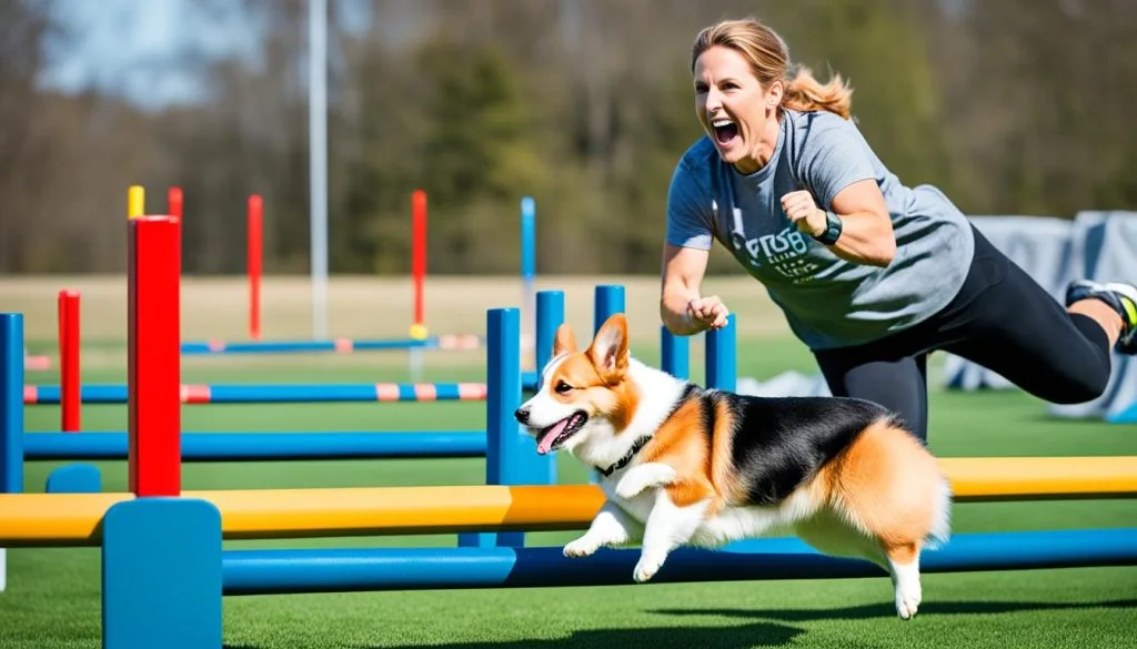 Corgi handling exercises
