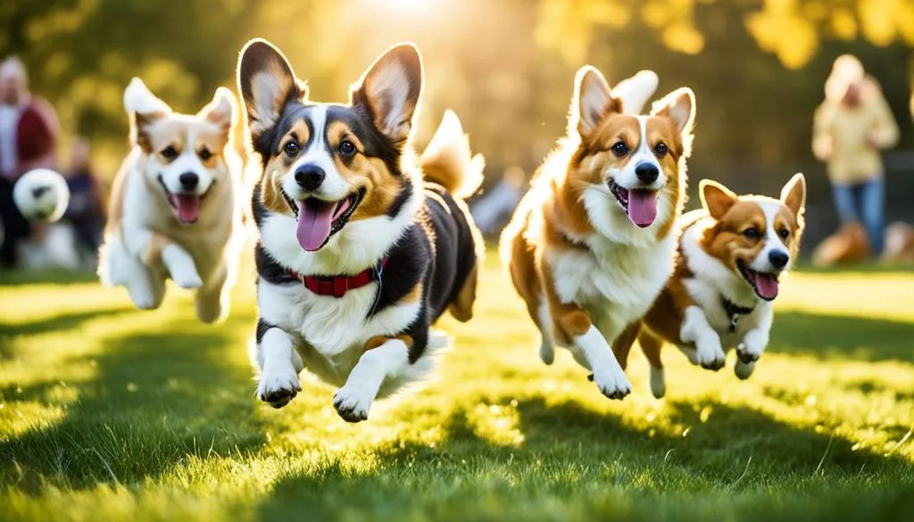 Corgi in a Park