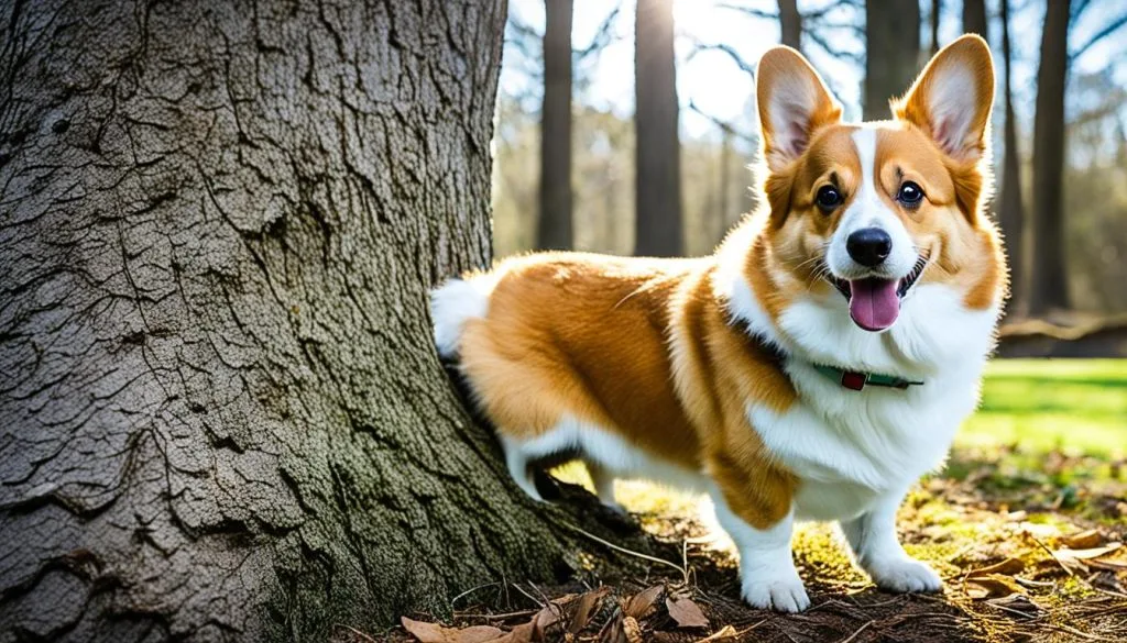 Corgi itching image