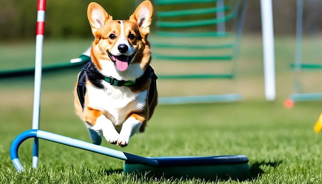 Corgi physical exercise