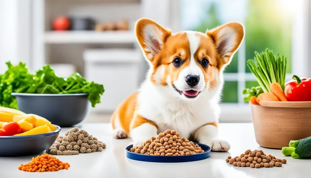 Corgi puppy feeding guide