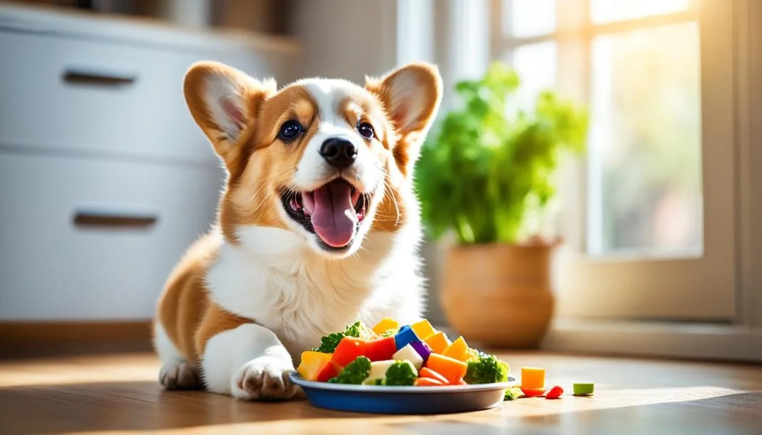 Corgi puppy food