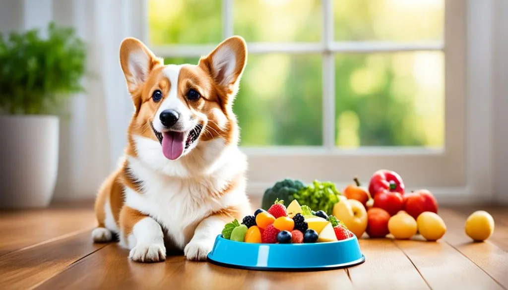 Corgi puppy nutrition