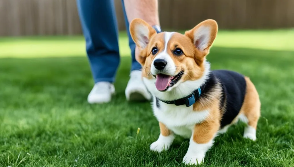 Corgi puppy training