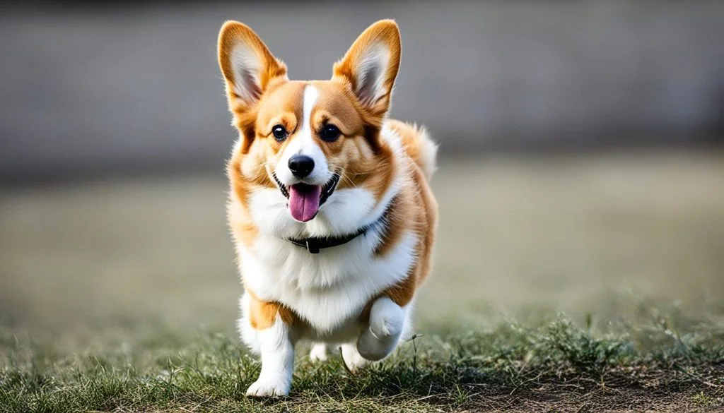 Corgi raised hackles