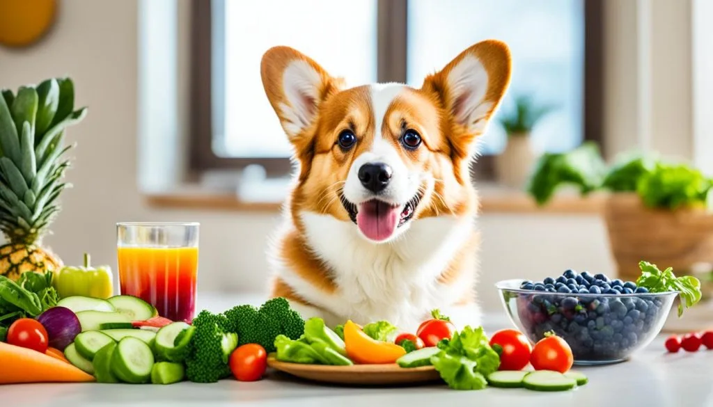 Corgi raw food diet