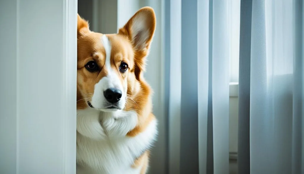 Corgi separation anxiety