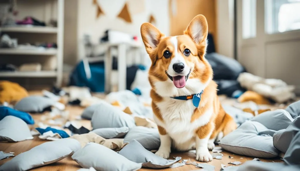 Corgi separation anxiety