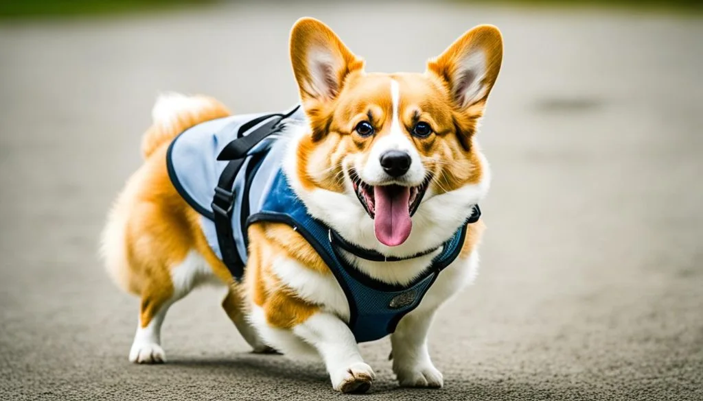 Corgi showing signs of aggression