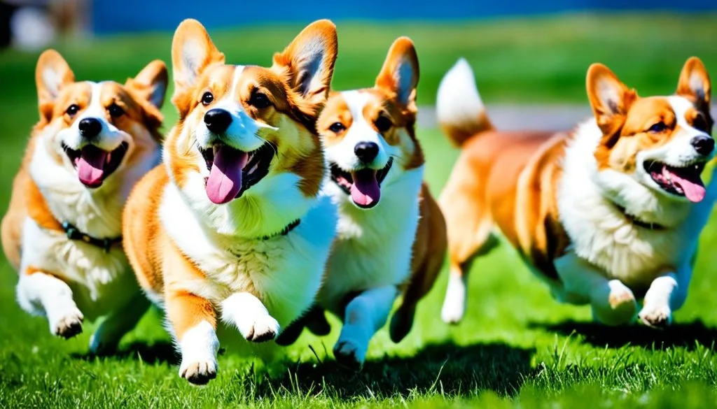 Corgi socialization