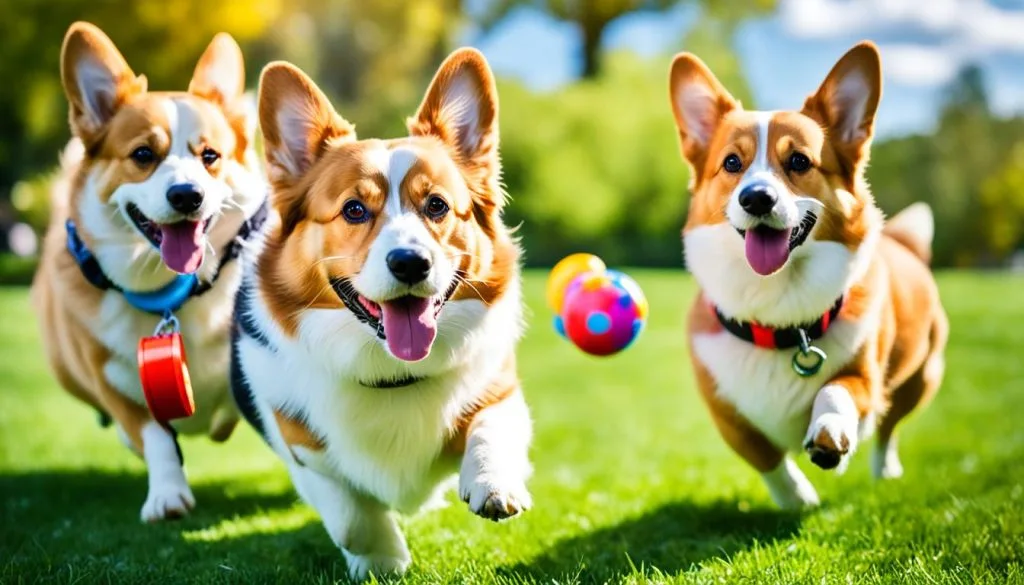 Corgi socialization